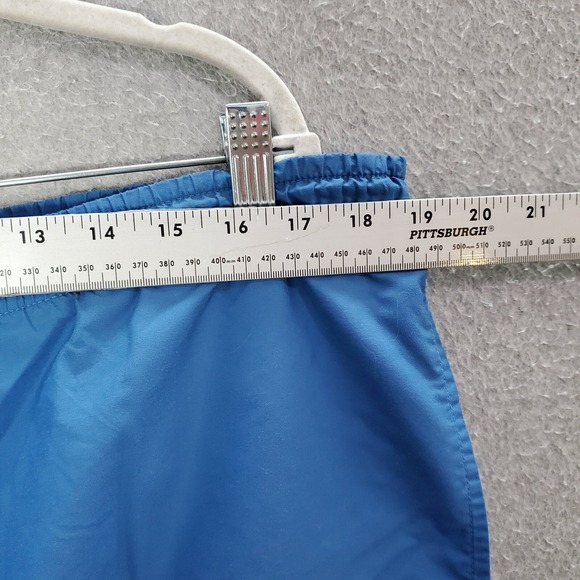 VINTAGE Nike Men Swimwear Large Blue Swim Trunks Logo Swoosh Y2K - Picture 7 of 15